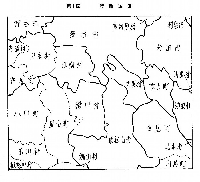 土地分類調査報告書（熊谷）