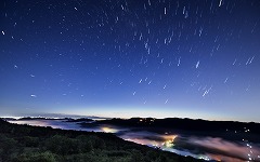 星空と雲海