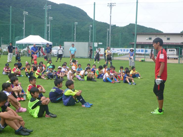 サッカー教室の講評