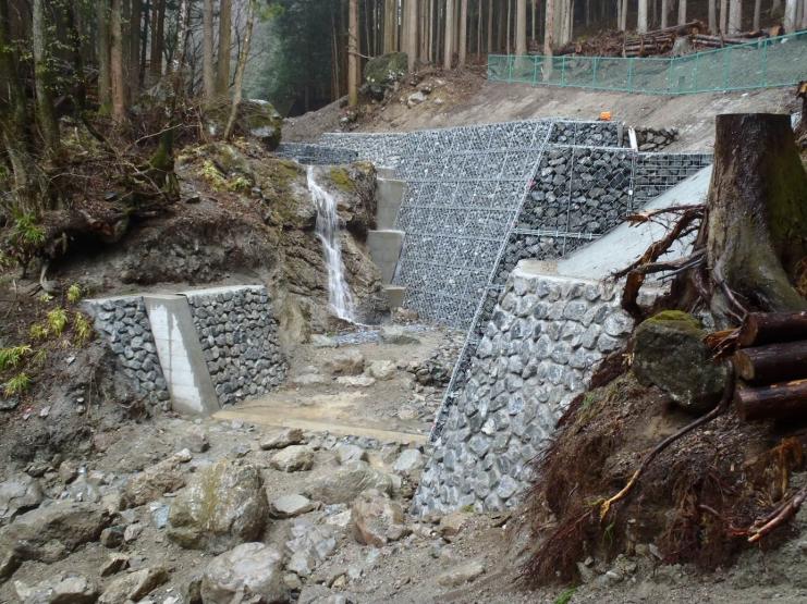 5生川山村生活安全対策工事の完成後の現場写真です