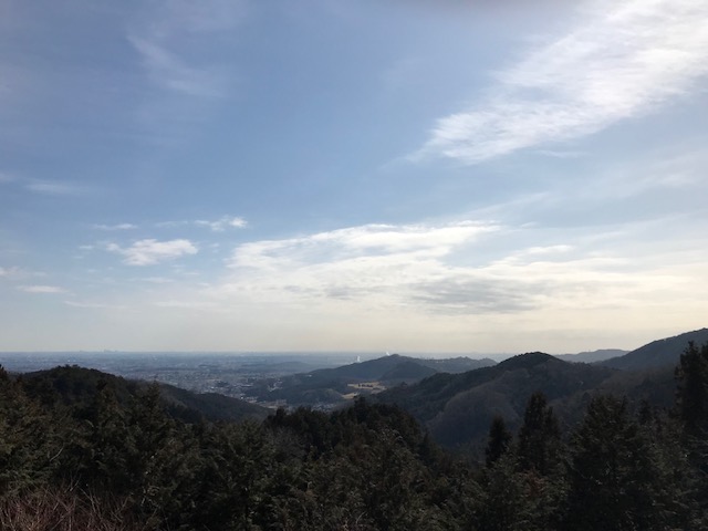 黒山自然公園の桂木観音からの眺め