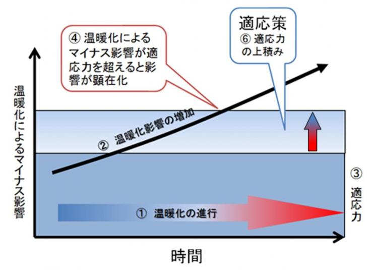 温暖化適応策イメージ図