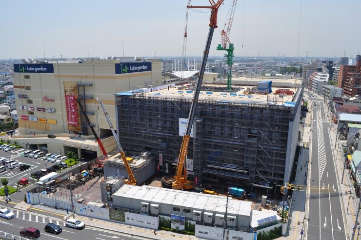 平成23年6月22日外装工事の写真