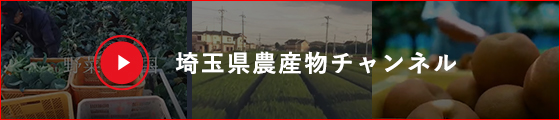YouTube「埼玉県農産物チャンネル」バナー画像