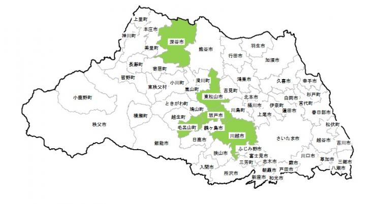 鶏肉（彩の国地鶏タマシャモ）の主な産地