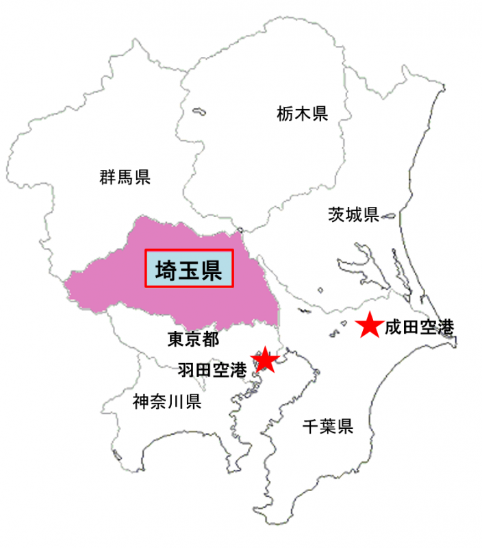 埼玉県位置図
