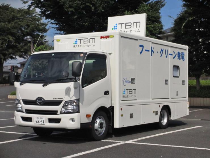 日本初！排水油脂をクリーンエネルギーに変えるフード・グリーン発電車