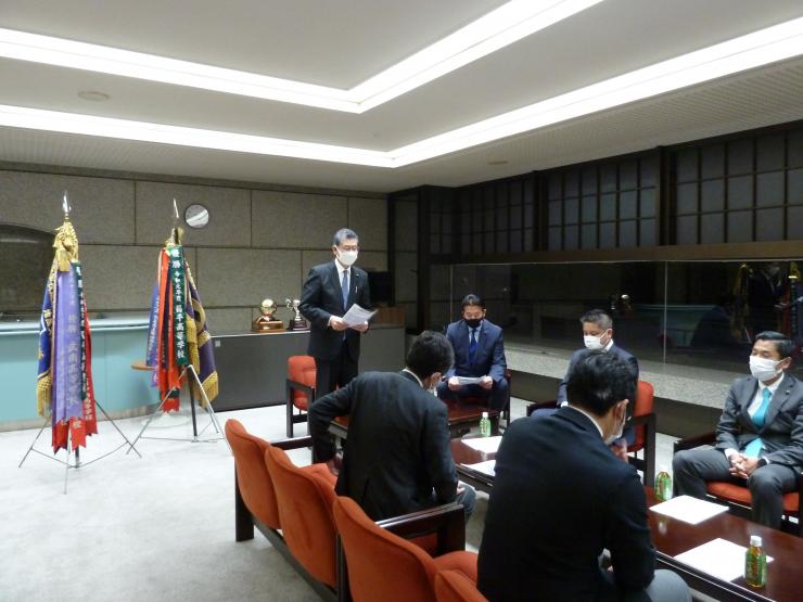 宮崎栄治郎会長（写真）