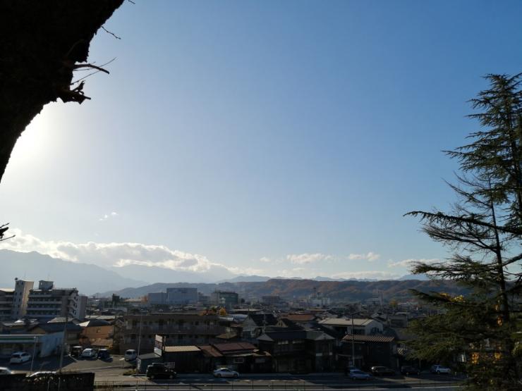 常楽寺からの眺める秩父市街