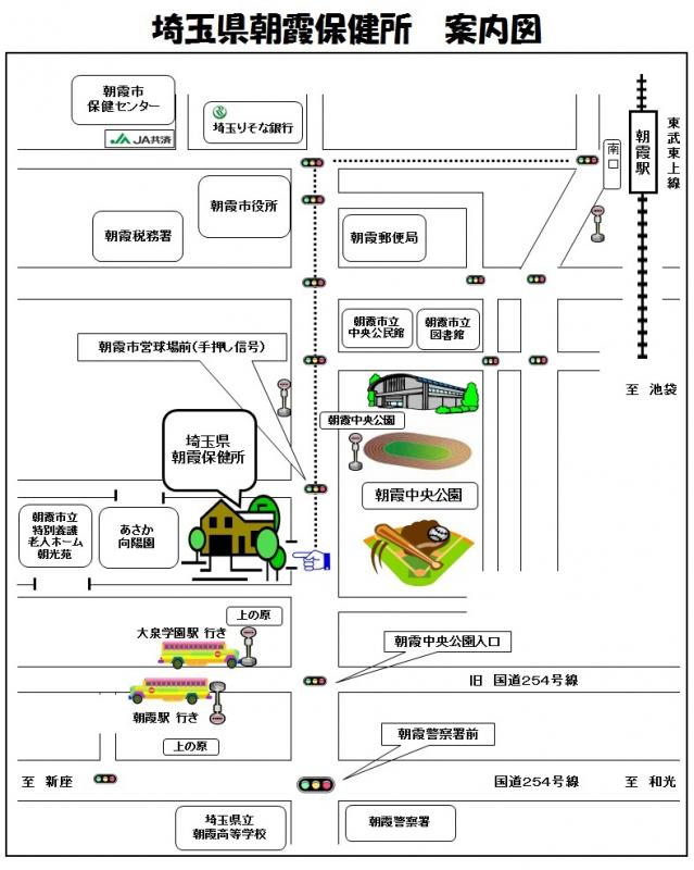 所在地 案内図 埼玉県