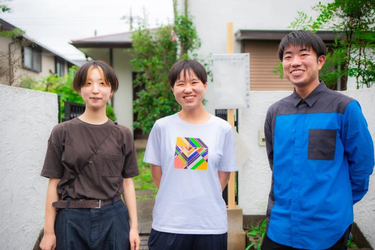 シェアアトリエの3人