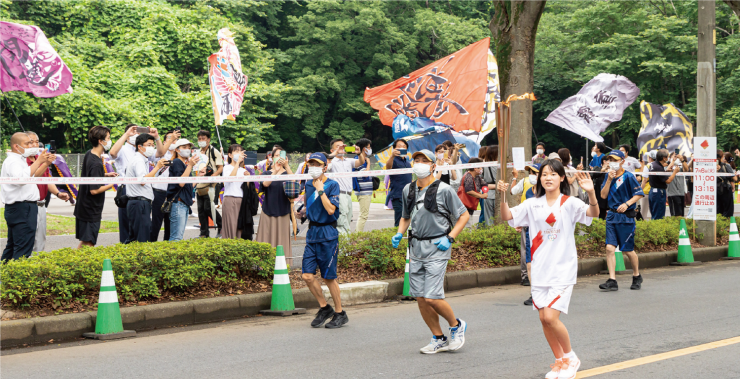 聖火リレー（和光市・朝霞市・新座市）