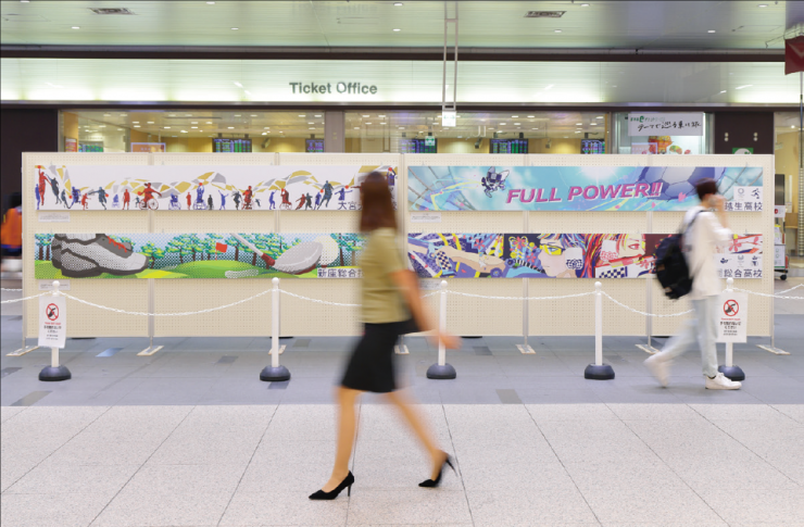 展示風景（大宮駅）