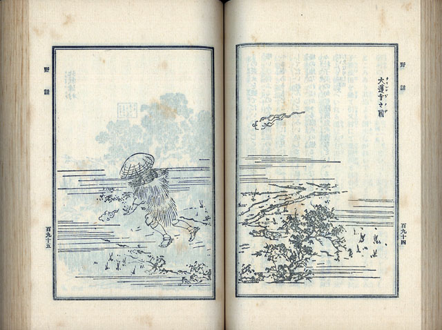 『武蔵野話』に載る「大蓮寺火」の図