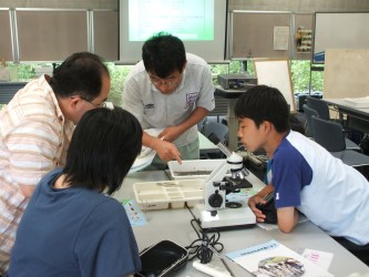 生態園体験教室の様子