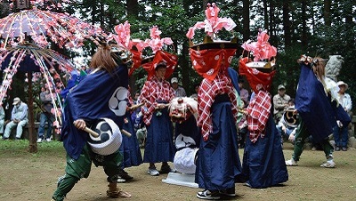 下福田ささら獅子舞 [滑川町]_400