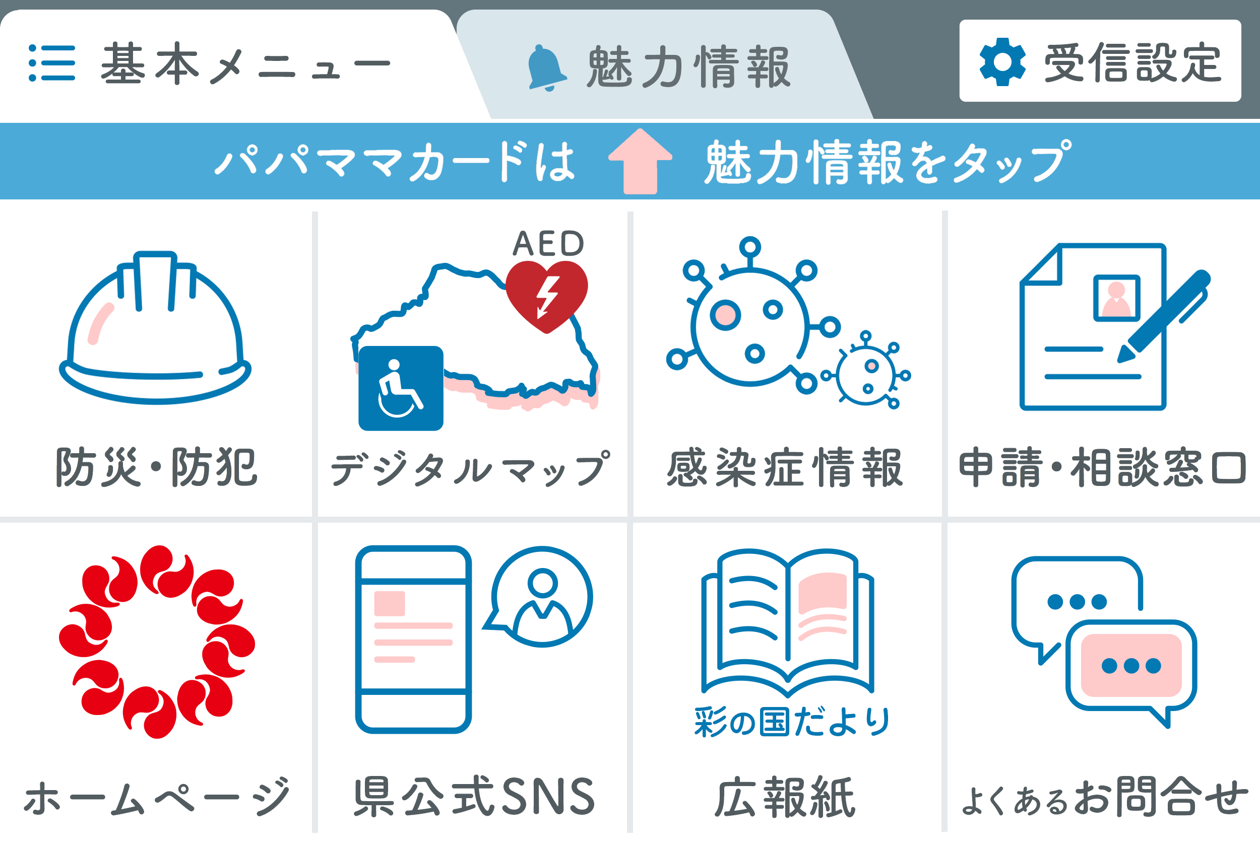 LINE基本メニューの画像