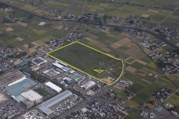 行田の航空写真