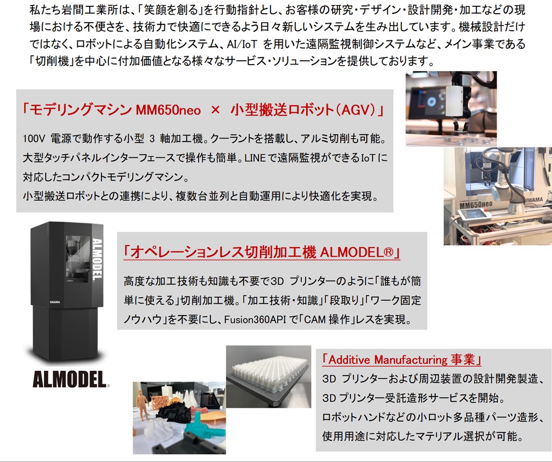 株式会社岩間工業所PR画像・詳細はPDFファイルにて
