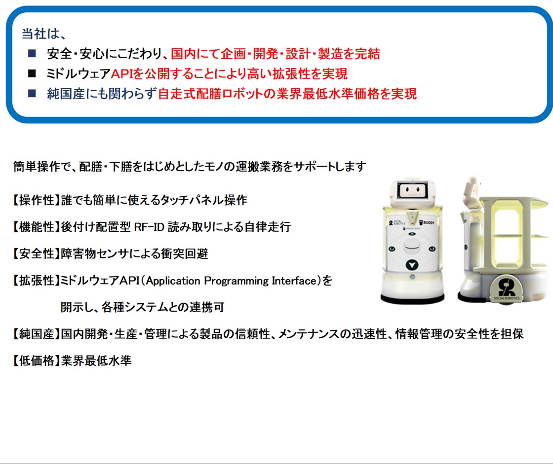 SOCIAL ROBOTICS株式会社PR画像・詳細はPDFファイルにて