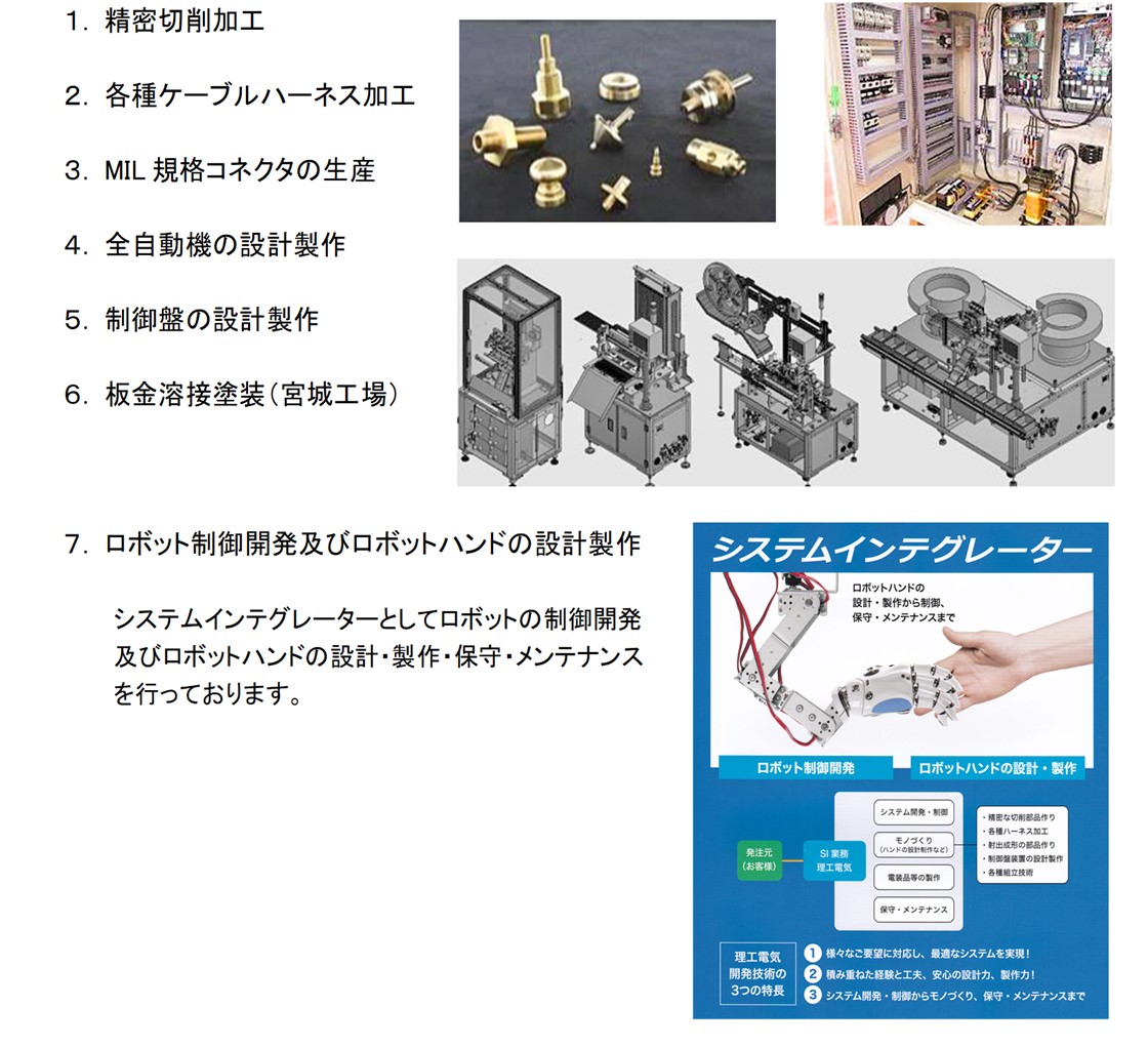 株式会社理工電気PR画像・詳細はPDFファイルにて