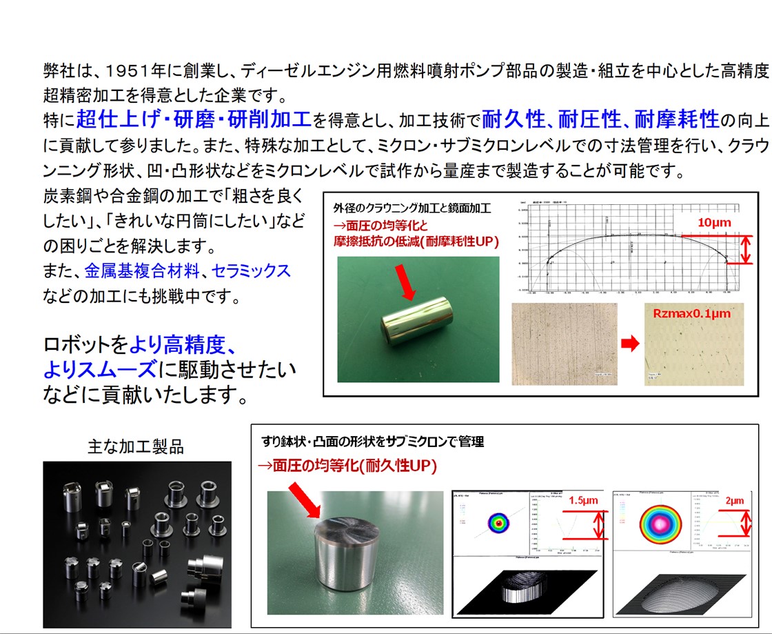 野口精機株式会社PR画像・詳細はPDFファイルにて