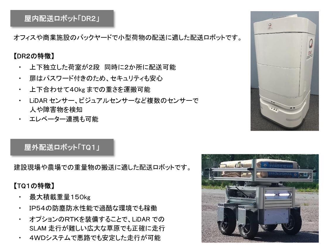 株式会社QBITRoboticsPR画像・詳細はPDFファイルにて