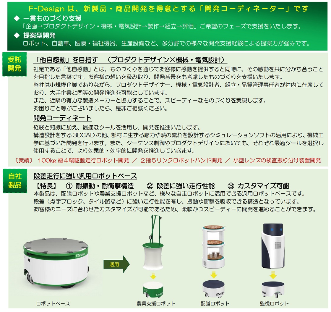 株式会社F-DesignPR画像・詳細はPDFファイルにて