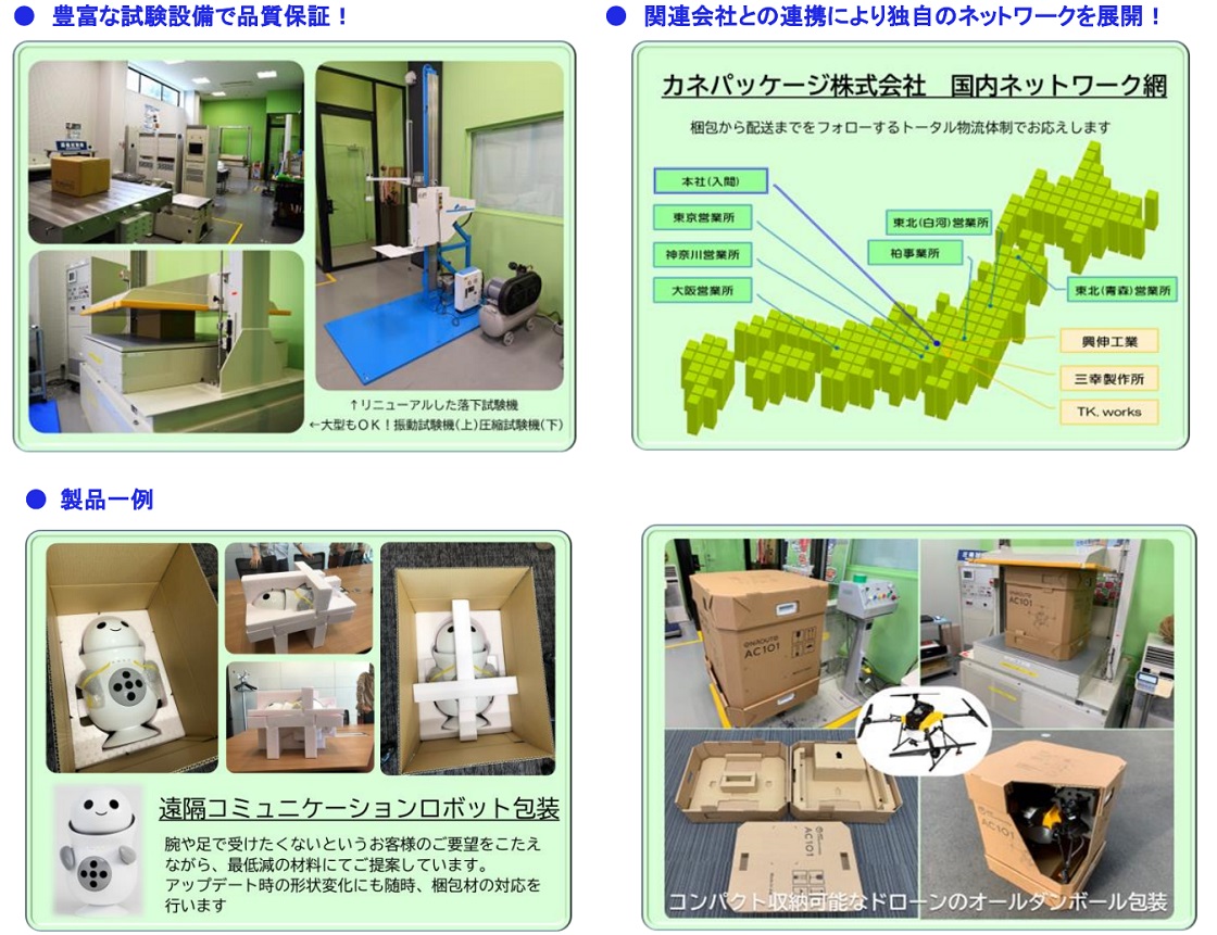 カネパッケージ株式会社PR画像・詳細はPDFファイルにて