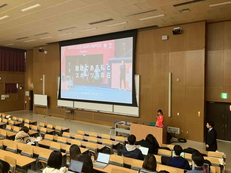 講演会（デフテニス）