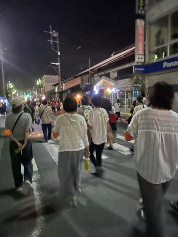 小鹿野七夕フェスタパトロール中