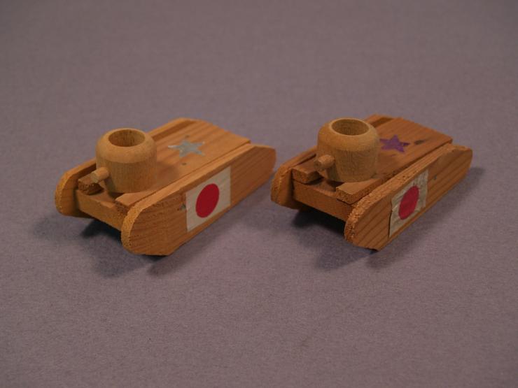 木製玩具・戦車
