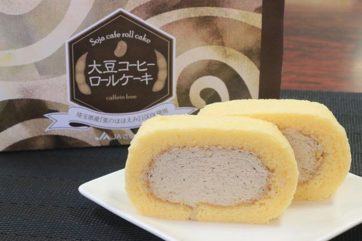 イメージ画像：大豆コーヒーロールケーキ