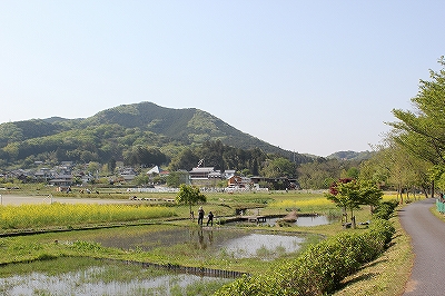 ドレミファ橋から日和田山