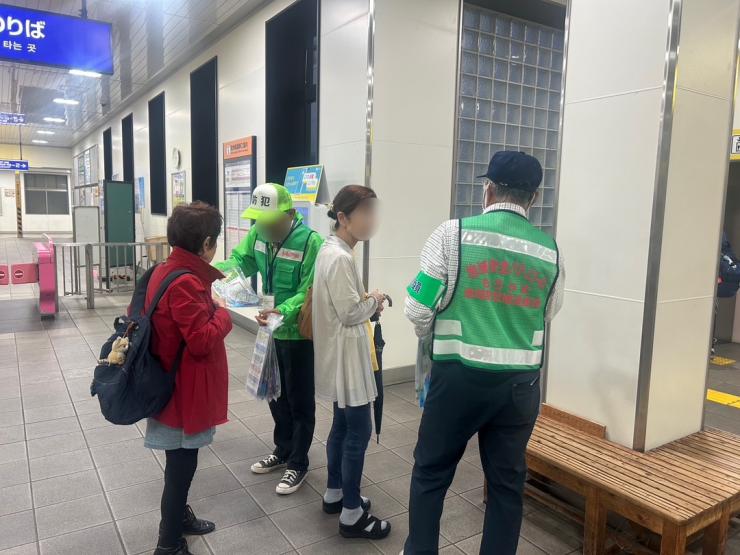 啓発活動の様子