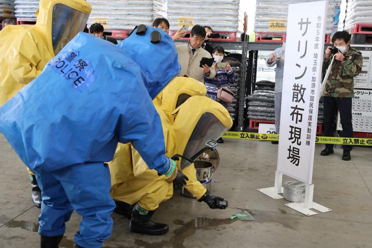 警察による検知活動