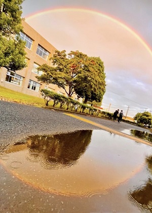 写真：雨上がりの希望～虹のご縁～