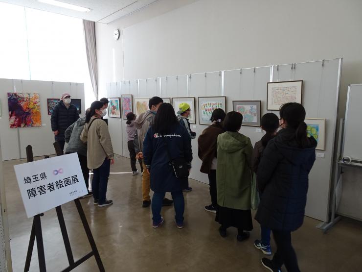 障害者絵画展開催8