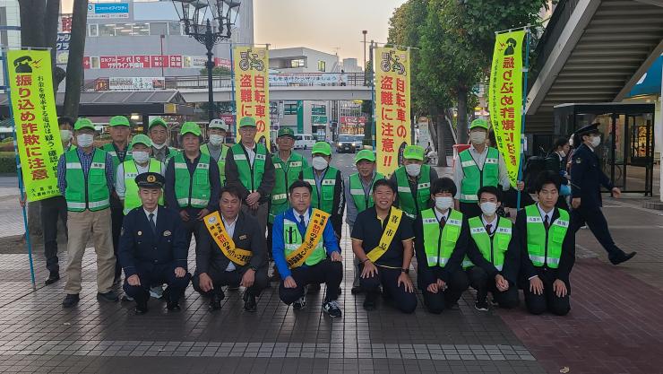 写真：久喜会場キャンペーンの集合写真