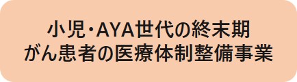 終末期がん患者の医療体制整備