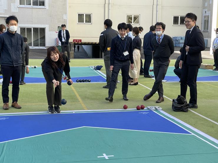 県庁職員ボッチャ大会1