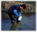 河川底質の調査