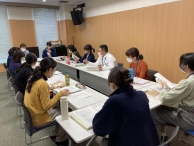 越谷市乃保健師活動の写真