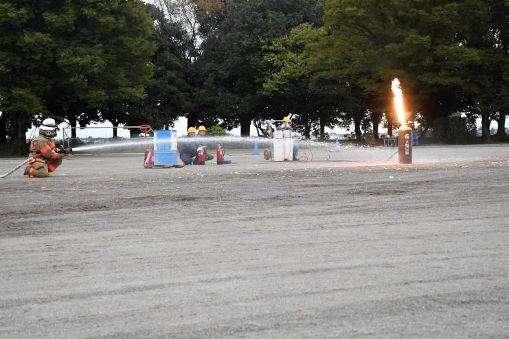 R7アセチレン燃焼消火