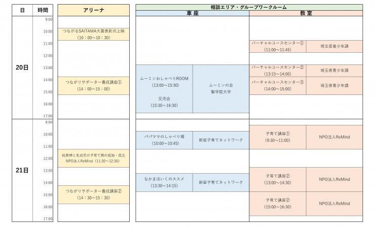 スケジュール