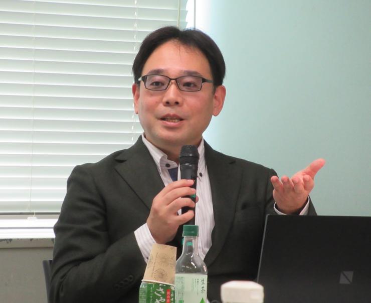 講師の永沢さんの様子