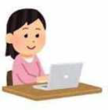 画像・パソコンを操作する女の子