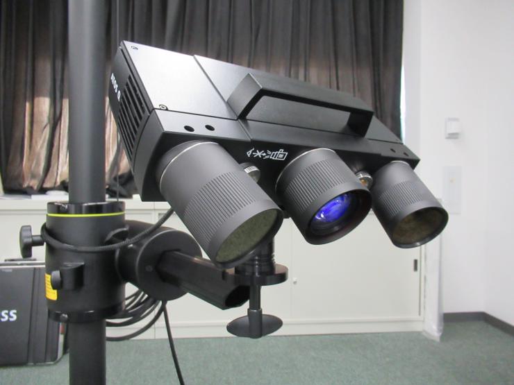 高精度3Dスキャナ装置写真