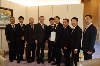 写真：橘官房副長官要請