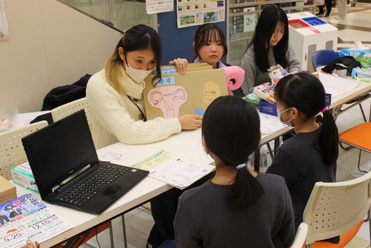 「生理用品×学校」ワークショップの画像